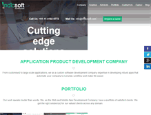 Tablet Screenshot of indicsoft.com